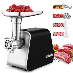 Мясорубка электрическая 2000 W 3 диска Нержавеющая сталь - Фото 1