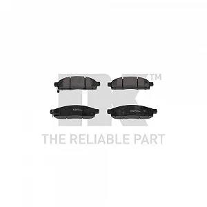 Комплект гальмівних колодок, дискове гальмо NK 222271 для NISSAN передня вісь - Фото 1