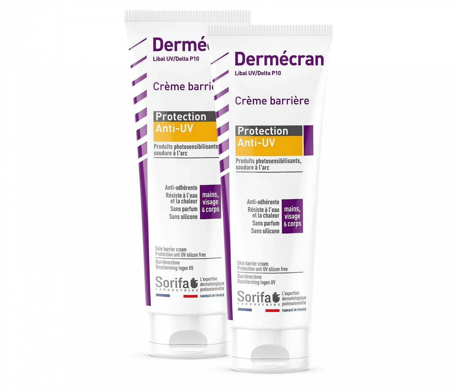 Крем Dermscreen Бар'єрний Захист від УФ-променів Руки, Обличчя та Тіло 125 мл, 2 шт, фото №1