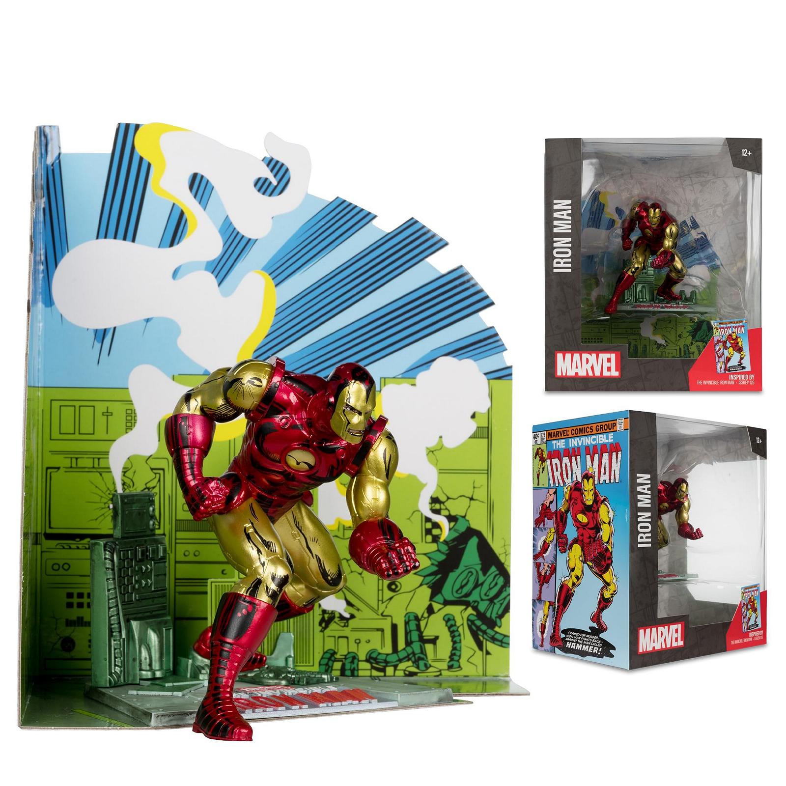 Фігурка McFarlane Toys Marvel Залізна людина, масштаб 1:10 (The Invincible Iron Man 126), фото №6