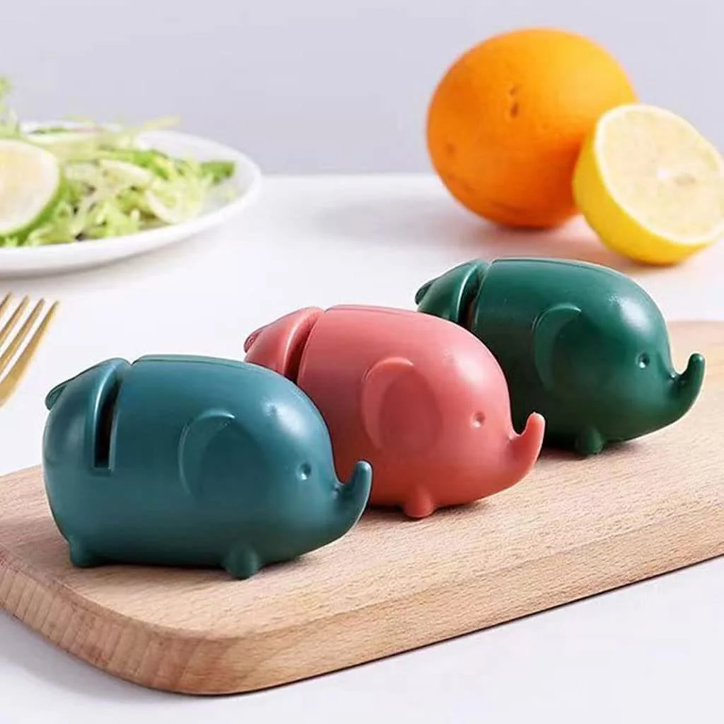 Точилка для ножей Grindstone в форме слона нескользящая ABS, фото №6