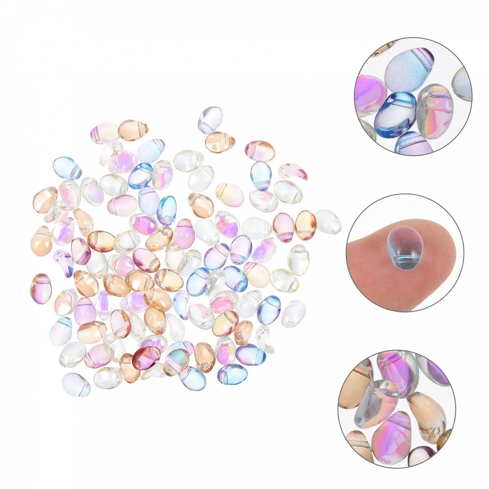 Патч для манікюру PLAFOPE 100 штблискітки, фото №2