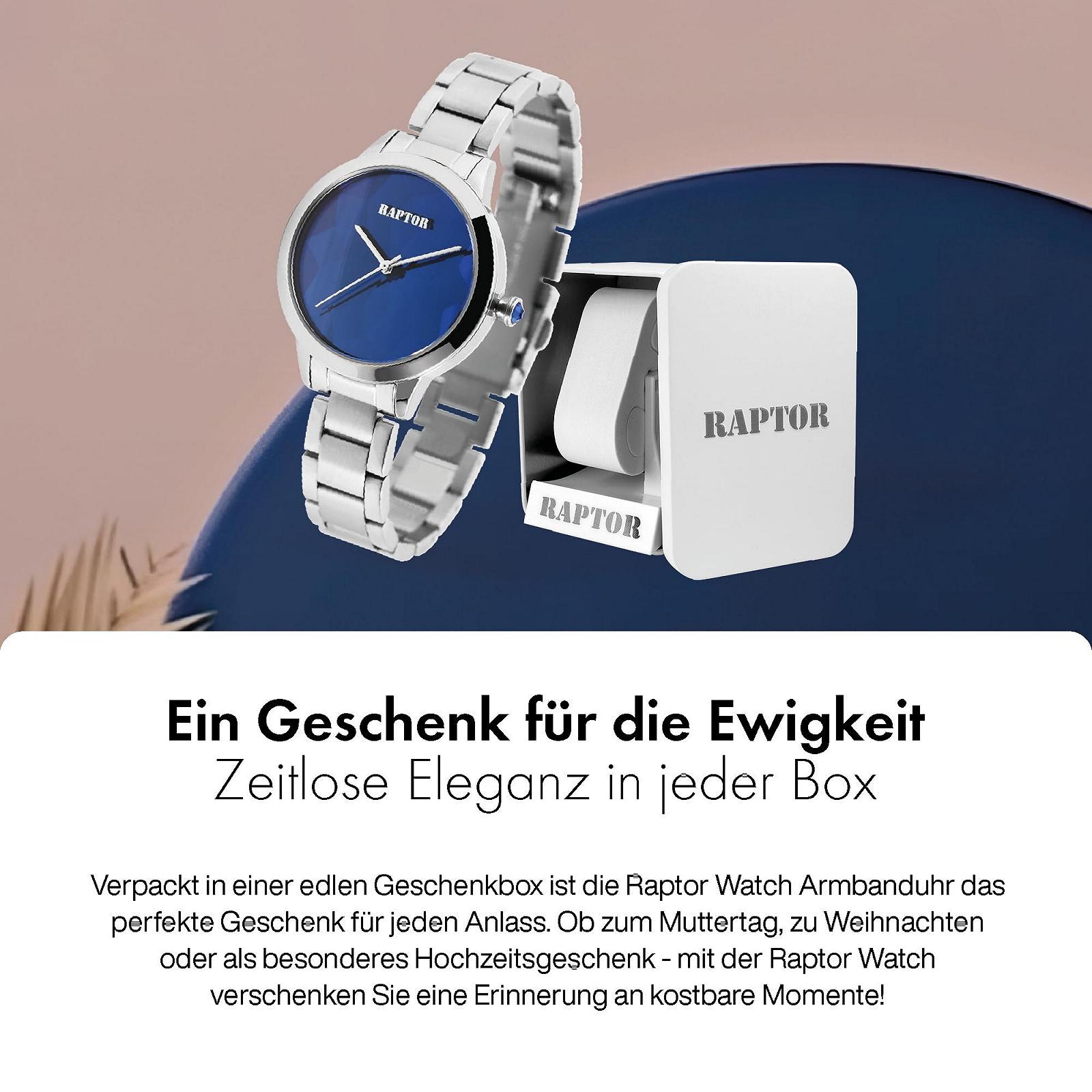 Жіночий годинник Raptor Twinkle RA10200, браслет з нержавіючої сталі, складана застібка, круглий, аналоговий, кварцовий, фото №6 Жіночий годинник Raptor Twinkle RA10200, браслет з нержавіючої сталі, складана застібка, круглий, аналоговий, кварцовий, фото №6