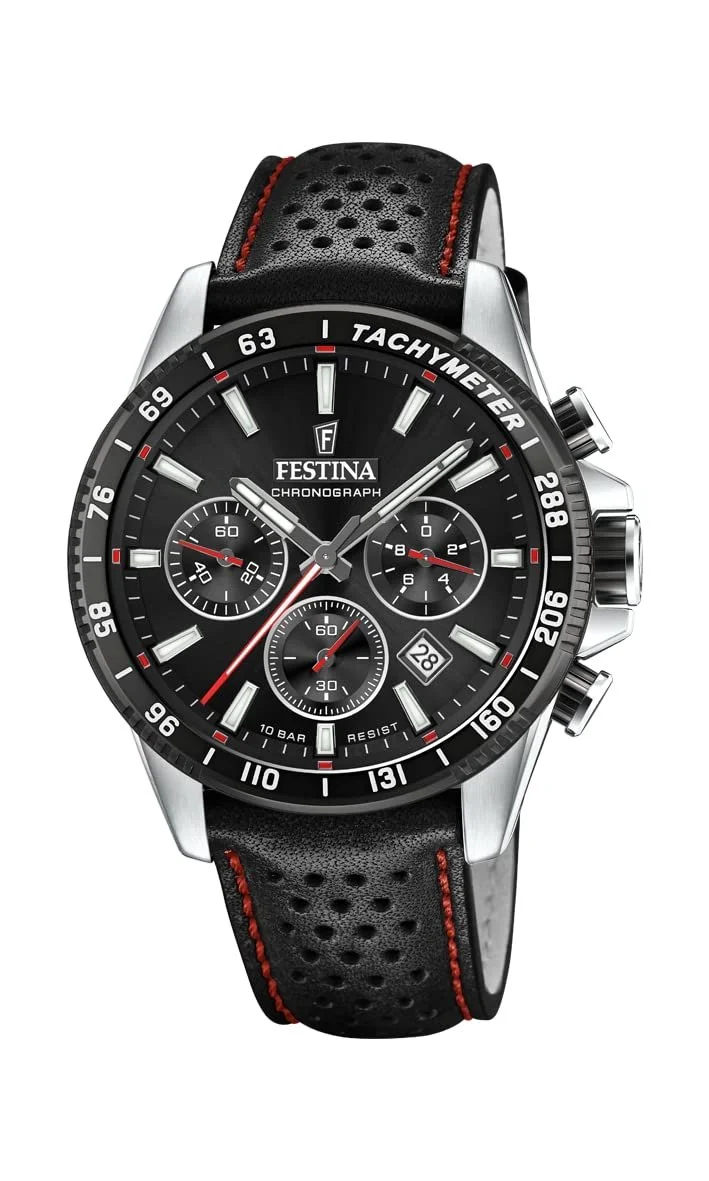 Чоловічий годинник Festina Шкіряний браслет, фото №1 Чоловічий годинник Festina Шкіряний браслет, фото №1