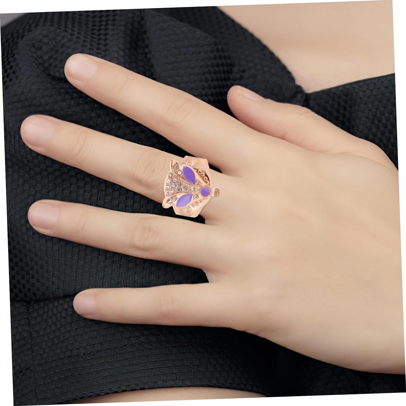 Кольцо-часы Healvian женские с регулируемым размером, фото №7 Кольцо-часы Healvian женские с регулируемым размером, фото №7