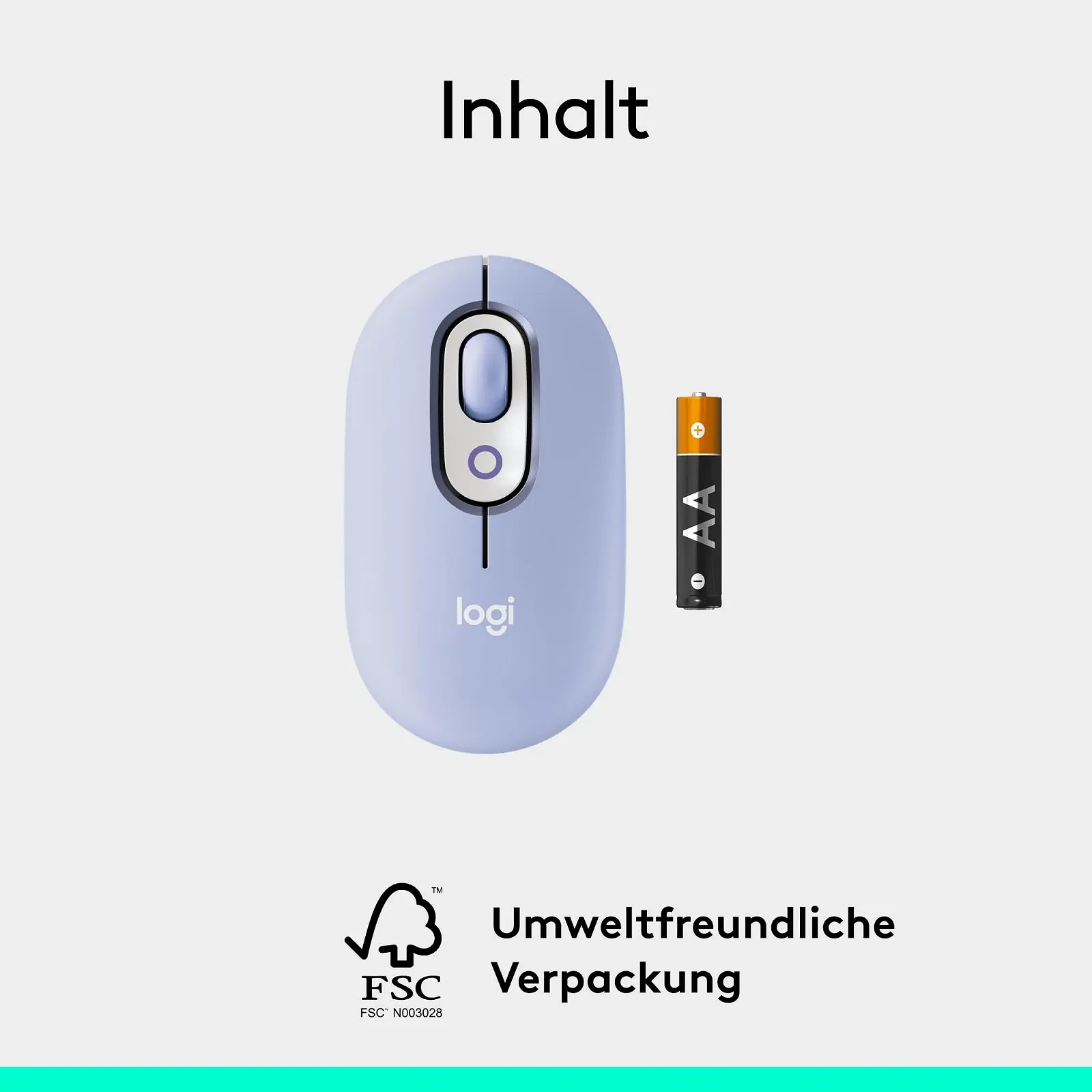 Мышь Logitech POP Беспроводная Bluetooth Фиолетовый, фото №8