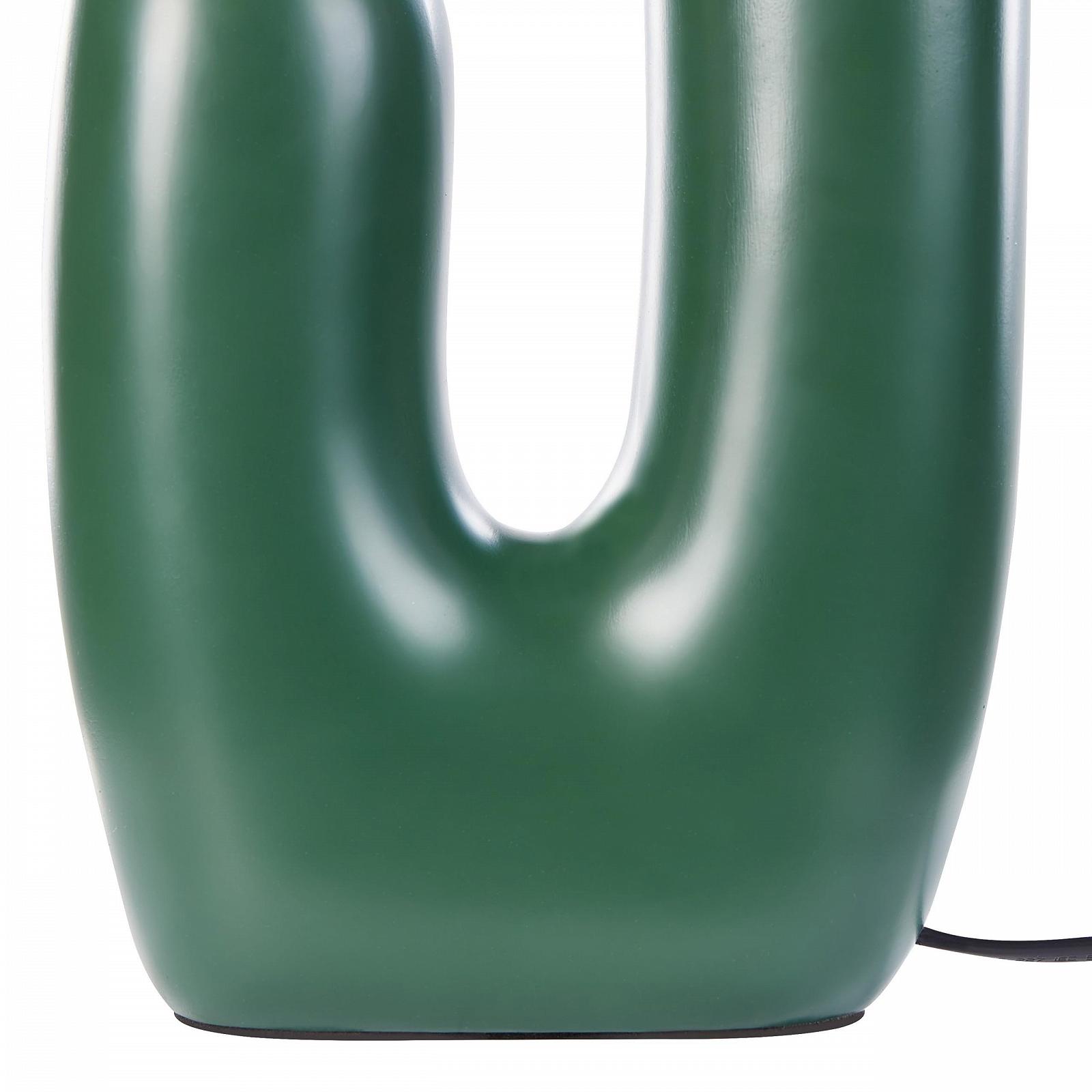 Настільна лампа Tulun 2 плафони зелена, фото №6