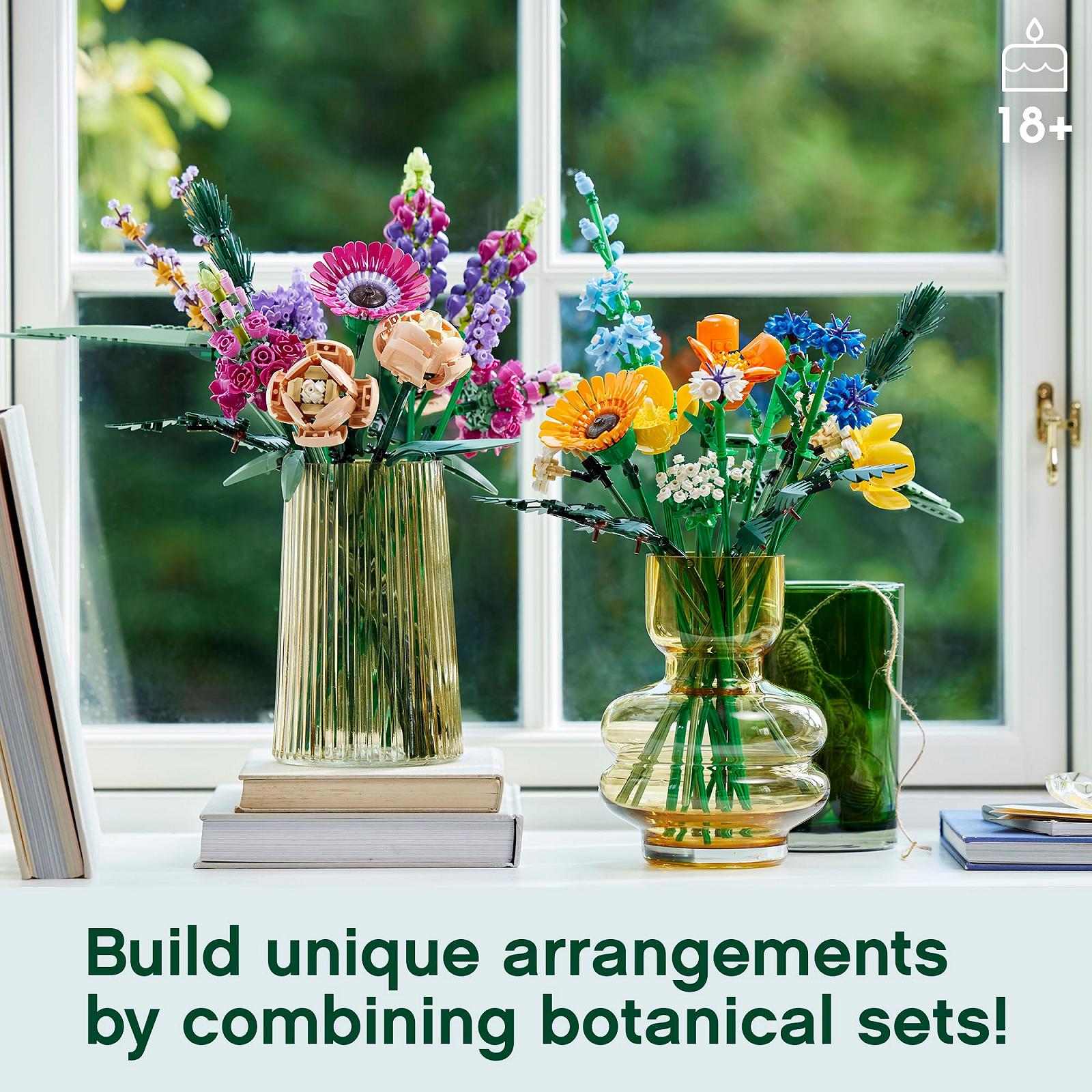 Набір Квітів Lego Icons 10280 & 10313 Букет та Букет польових квітів, фото №4