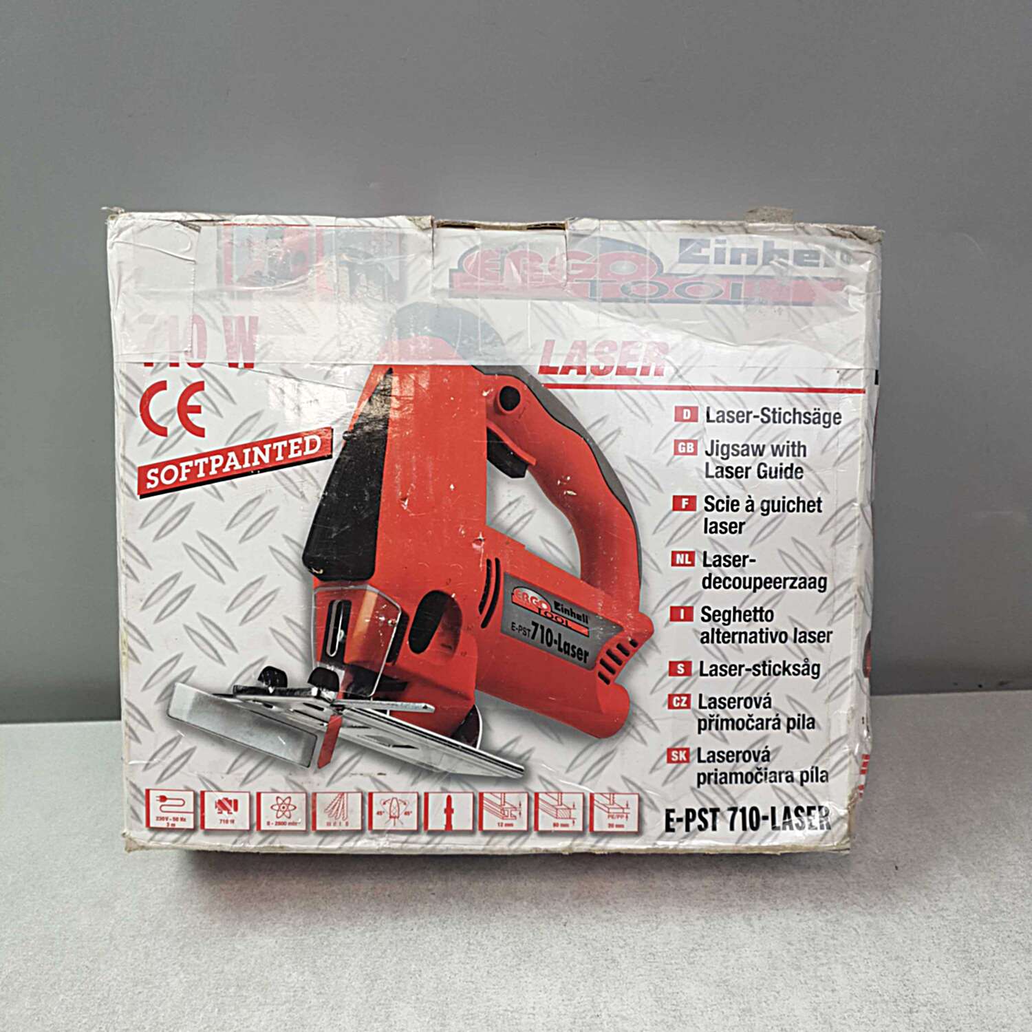 Електролобзик Einhell E-PST 710 Red-Grey, фото №8 Електролобзик Einhell E-PST 710 Red-Grey, фото №8