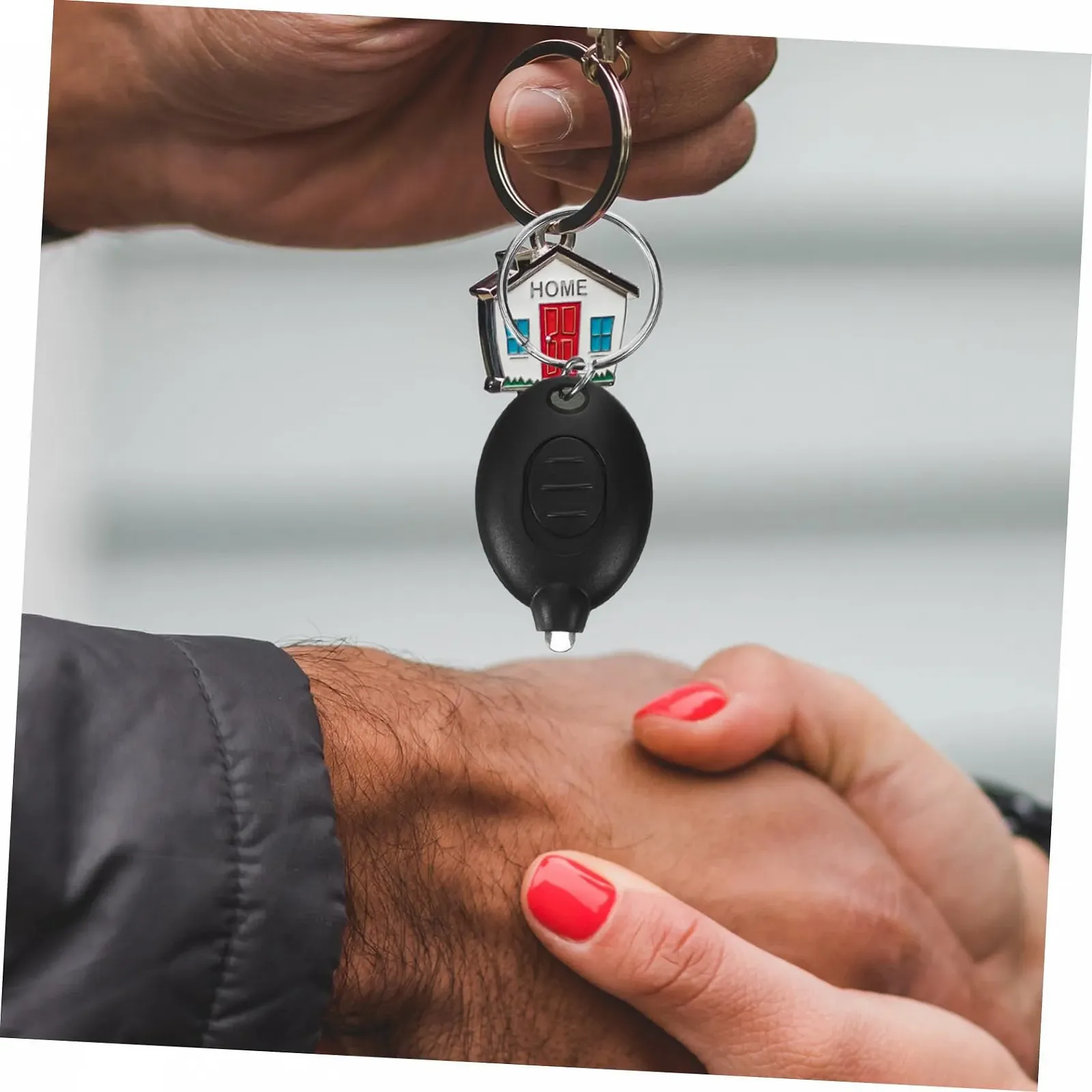 Міні-ліхтарик Брелок ABS Портативний для кемпінгу, походів та надзвичайних ситуацій Маленький Легкий Універсальний, фото №9