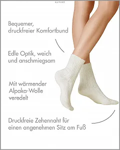 Жіночі шкарпетки KUNERT Bedsocks W aрмуючі synthetic.ua - Фото 1