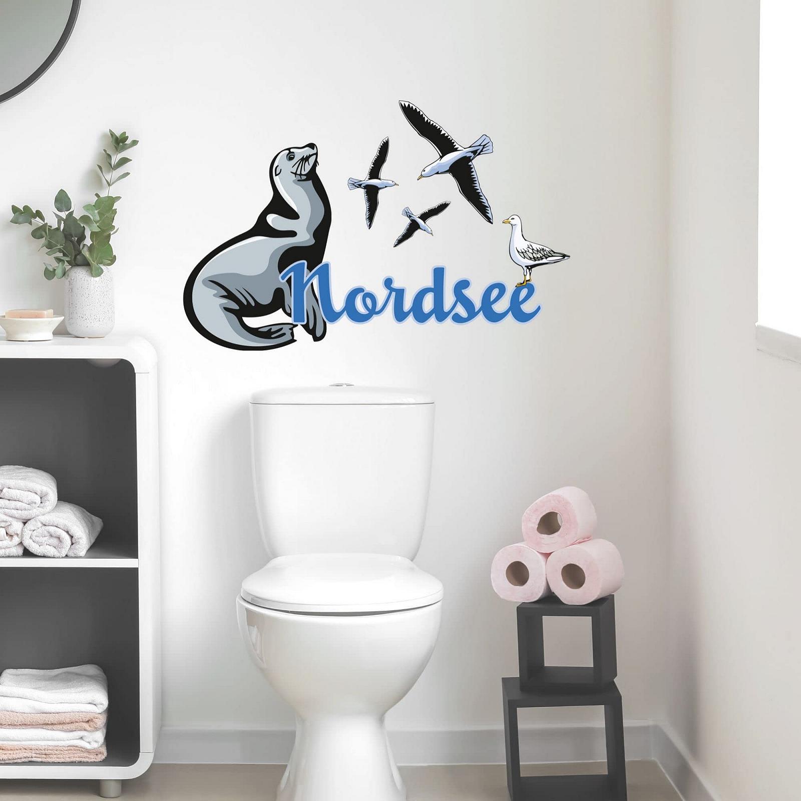 Наклейка на стіну Seal North Sea Gulls 46 x 30 см, фото №4 Наклейка на стіну Seal North Sea Gulls 46 x 30 см, фото №4