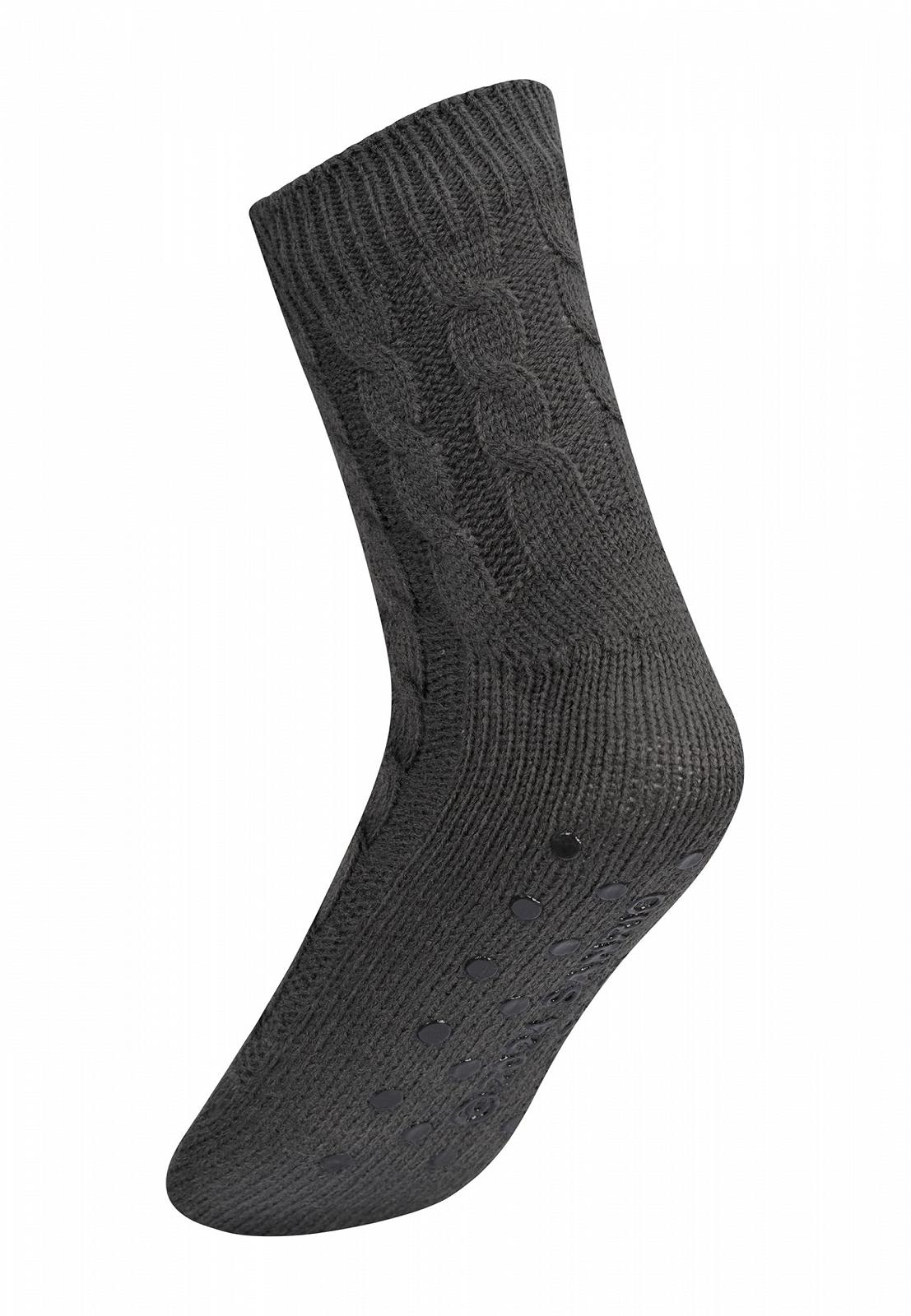 Носки Onomato! Hello Kitty Женские, 35-38, Набор 3 шт., Мягкие носки, Нескользящие, Мягкий материал, Темно-серые носки-стопперы для теплых ног, Удобная посадка, фото №2