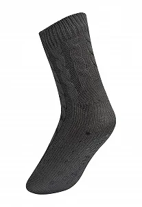 Носки ONOMATO! Hello Kitty Женские носки, Мягкие носки, Нескользящие, Мягкий материал, Темно-серые носки-стопперы для теплых ног, Удобная посадка synthetic.ua - Фото 1