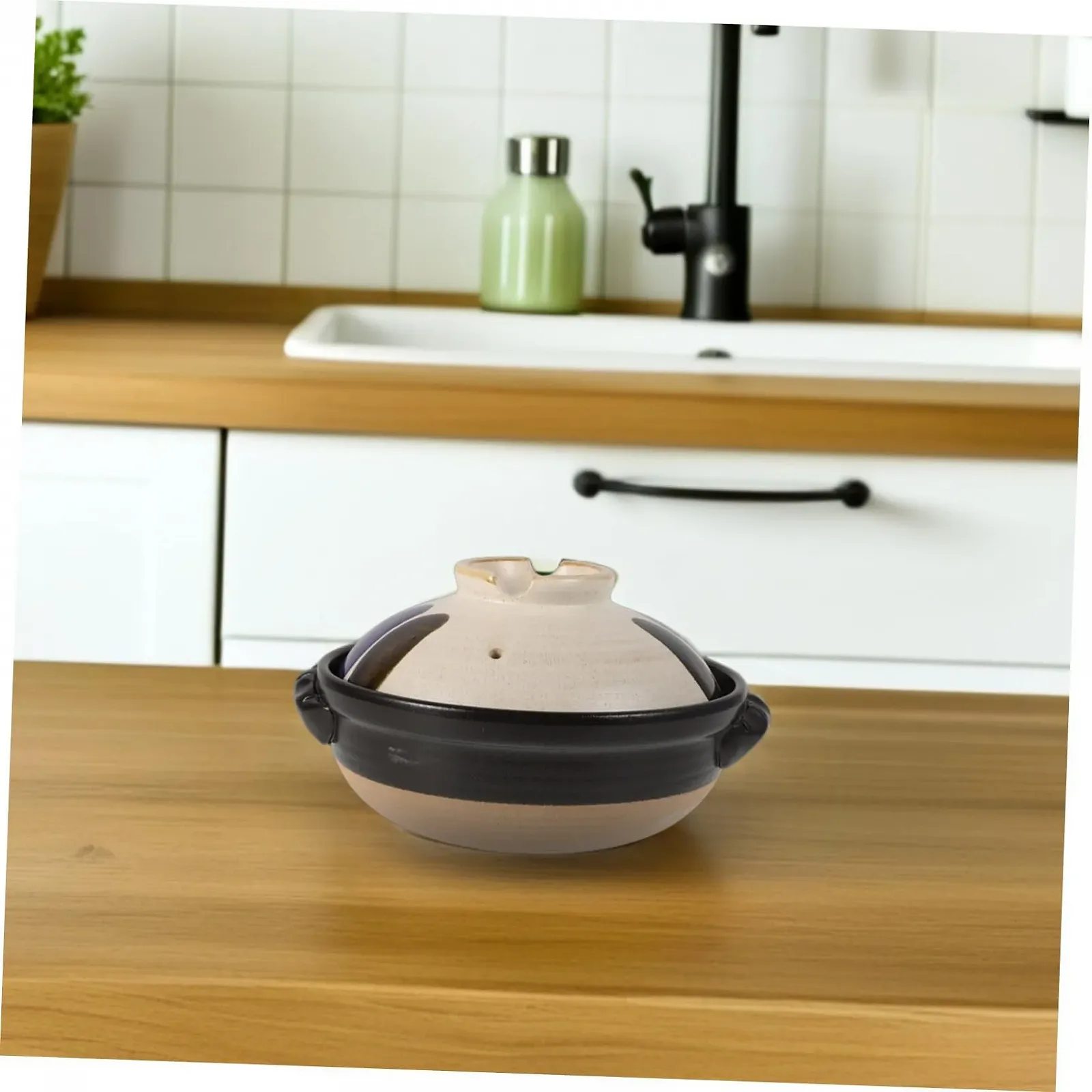 Кастрюля-жаровня японский стиль грубая керамика с крышкой термостойкая Серый, фото №7 Кастрюля-жаровня японский стиль грубая керамика с крышкой термостойкая Серый, фото №7