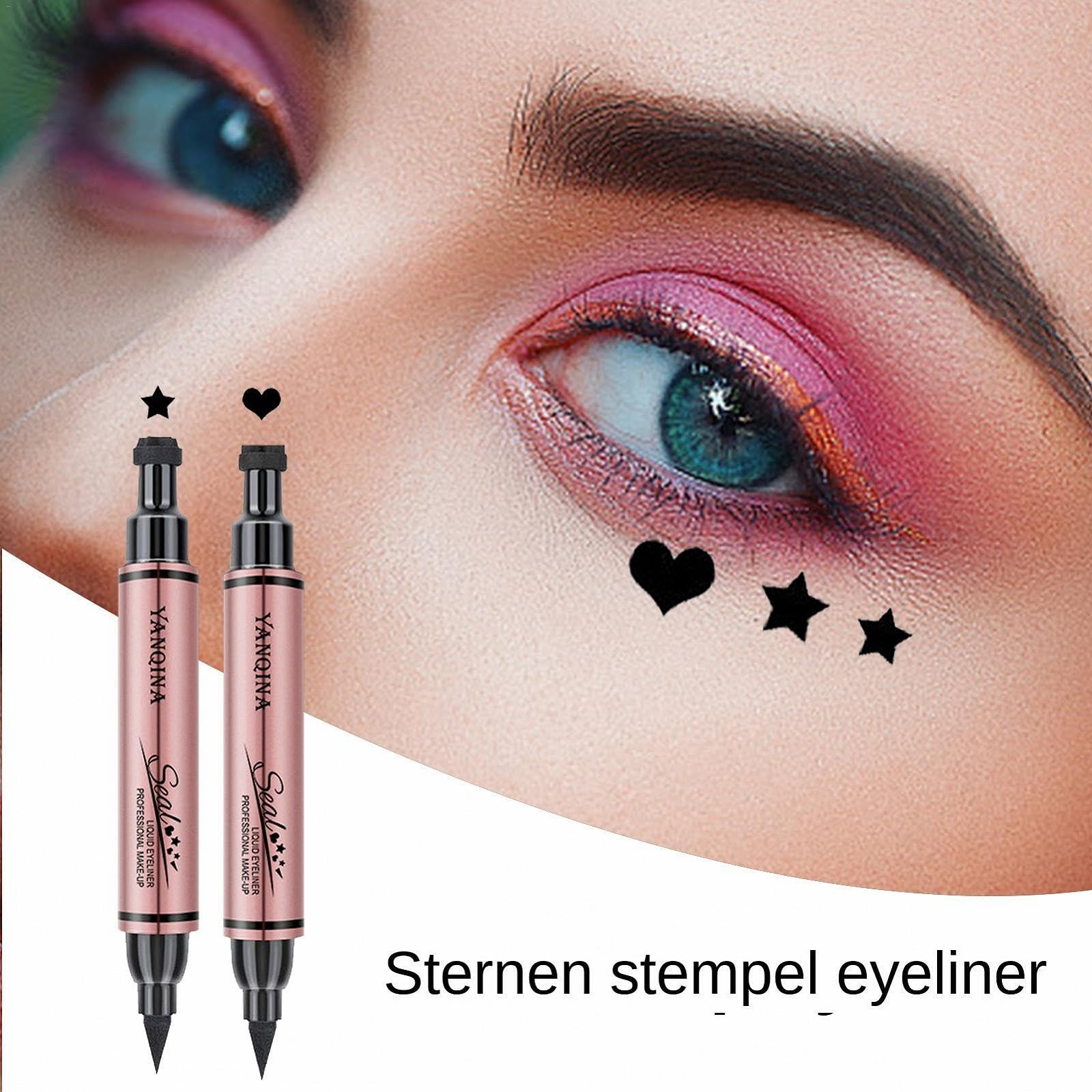 Жидкая подводка для глаз Wingliner Star Stamp Stamp Eyeliner 2 Double-Sided Black, фото №3 Жидкая подводка для глаз Wingliner Star Stamp Stamp Eyeliner 2 Double-Sided Black, фото №3