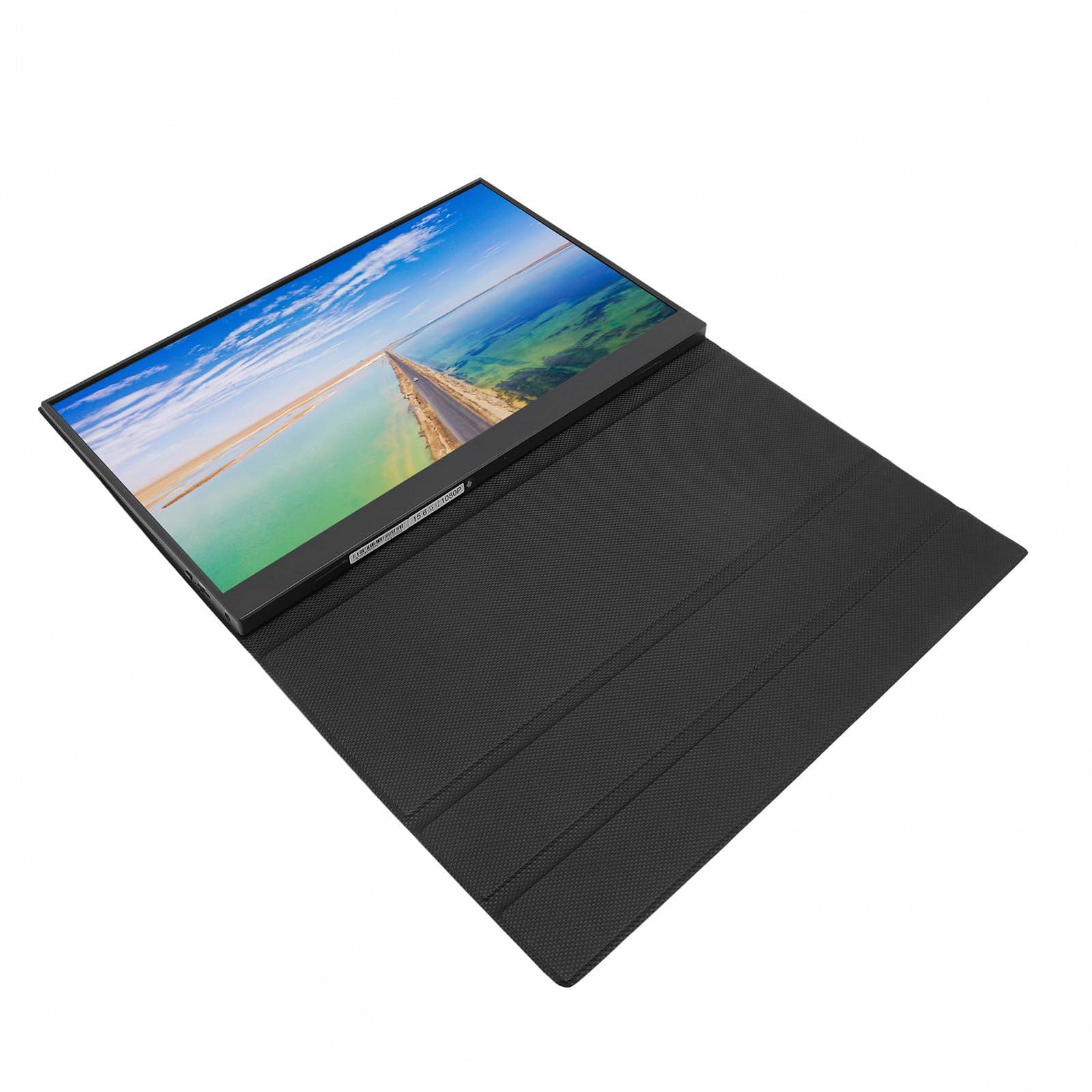 Монітор 15.6'' FHD IPS Два динаміка HDR з чохлом зі смарт-магнітною підставкою 178 градусів, фото №6