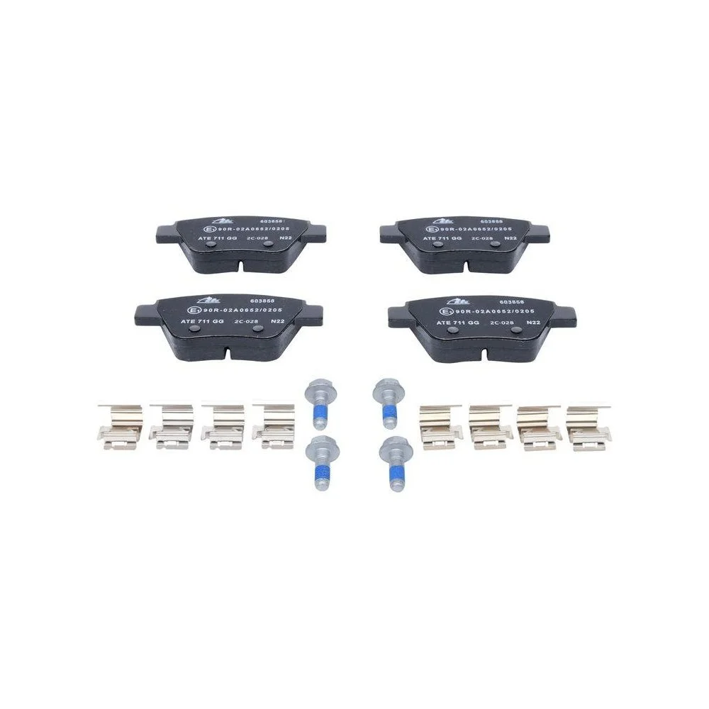 Комплект гальмівних колодок дискового гальма ATE 13.0460-3858.2 для SEAT SKODA VAG, фото №1 Комплект гальмівних колодок дискового гальма ATE 13.0460-3858.2 для SEAT SKODA VAG, фото №1