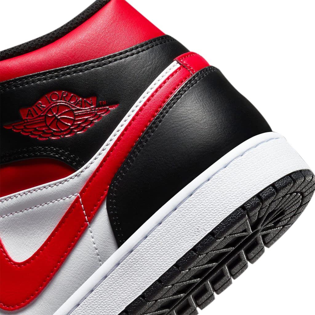 Кросівки Jordan Air 1 Mid Gym Red Black Toe DQ8426-106, розмір 44, фото №7 Кросівки Jordan Air 1 Mid Gym Red Black Toe DQ8426-106, розмір 44, фото №7