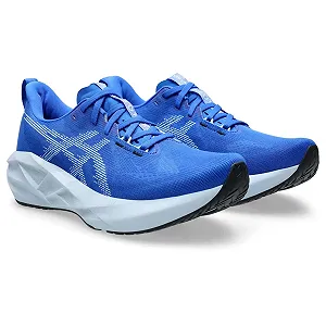 Кросівки ASICS Novablast 5 Сірувато-фіолетовий/Кораловий риф synthetic.ua - Фото 1