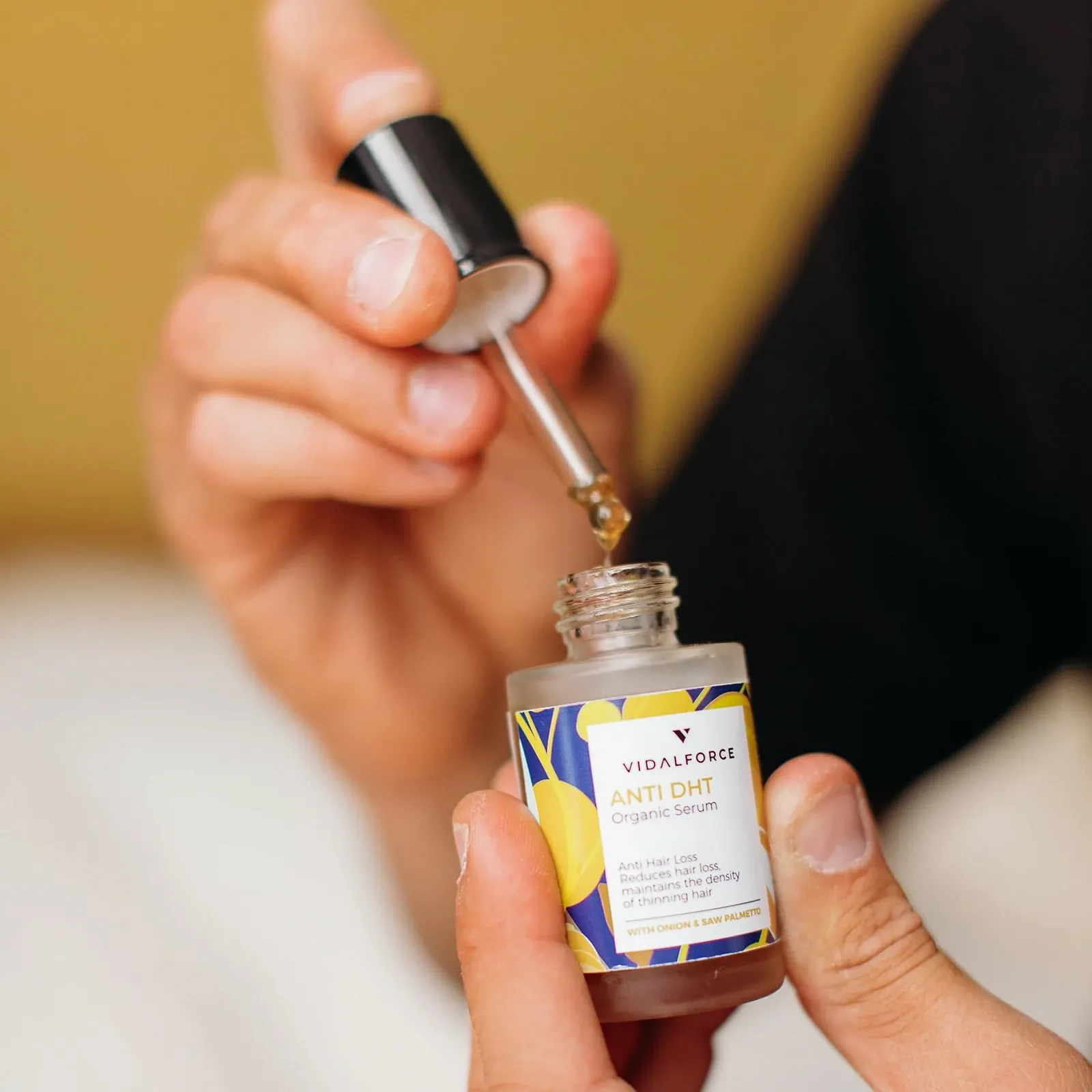 Средство против выпадения волос Vidalforce Natural Anti DHT 30 мл, фото №3 Средство против выпадения волос Vidalforce Natural Anti DHT 30 мл, фото №3