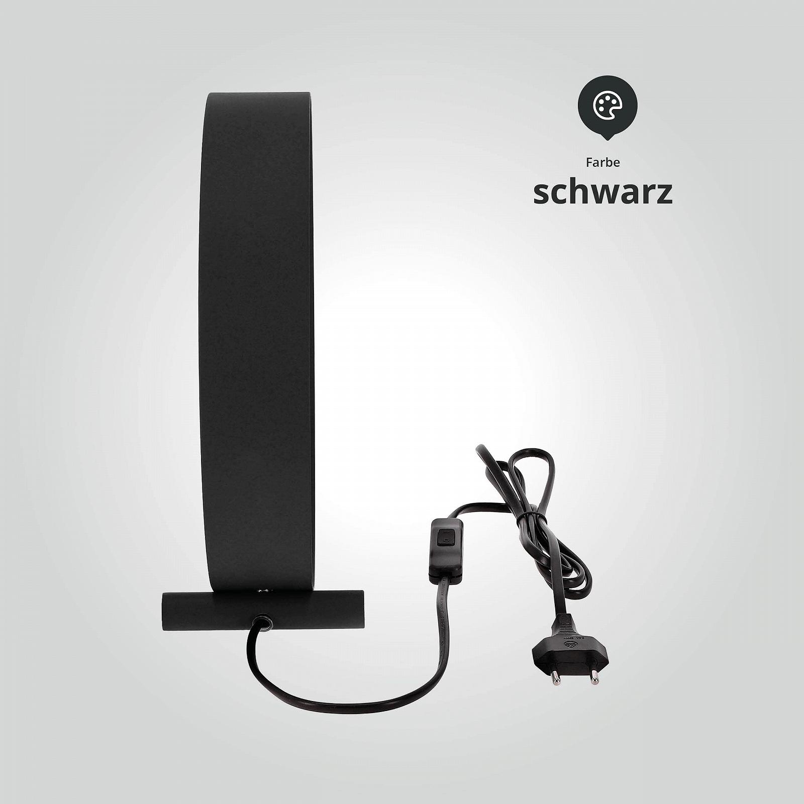 Настільна лампа LED Universum Maya кільцеподібна E27 чорна, фото №5