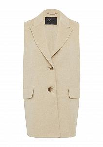 Жилет s.Oliver BLACK LABEL Doubleface свободного кроя - Фото 1