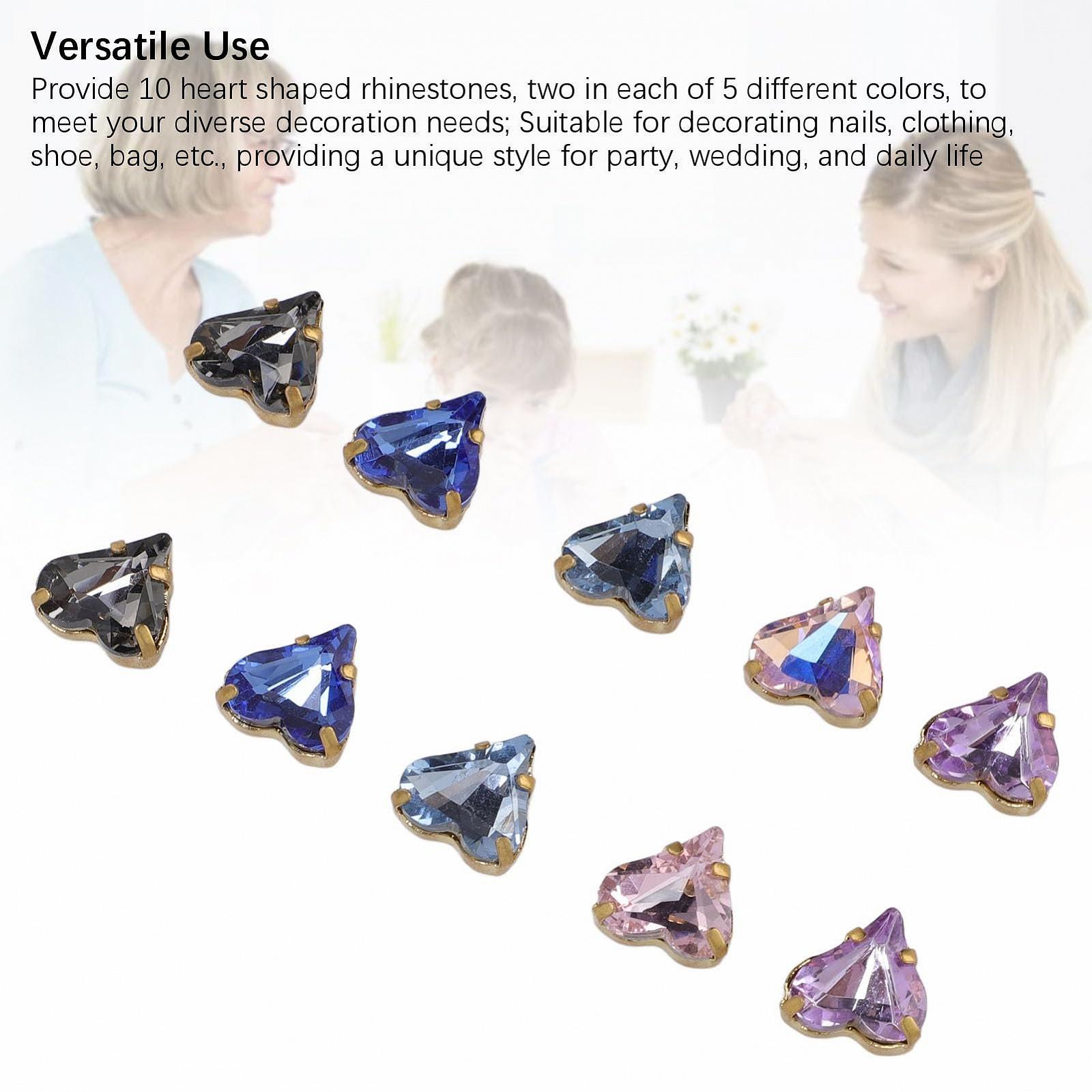 Стрази Скляні 12x13мм 5 кольорів Золота Основа Кришталеві Стрази для DIY виробів, виготовлення ювелірних виробів, прикраси костюмів, фото №6 Стрази Скляні 12x13мм 5 кольорів Золота Основа Кришталеві Стрази для DIY виробів, виготовлення ювелірних виробів, прикраси костюмів, фото №6