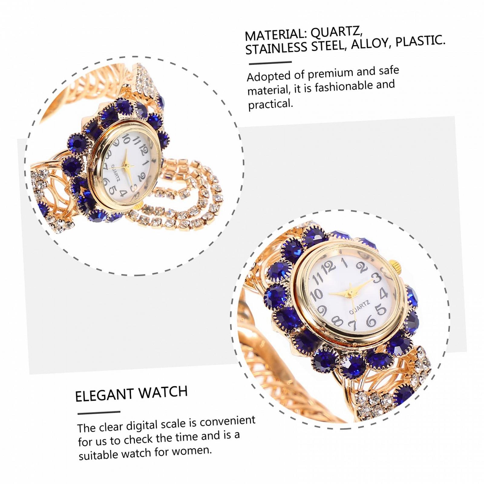Годинник LIFKOME жіночий з блискучим браслетом, синій, фото №5 Годинник LIFKOME жіночий з блискучим браслетом, синій, фото №5
