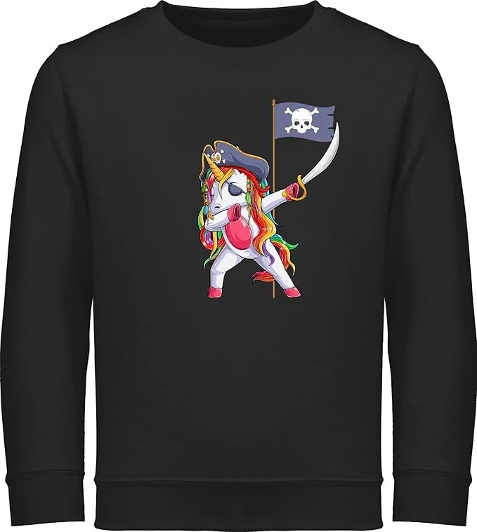 Джемпер Shirtracer Единороги Танцующий единорог Пиратский капитан I Пиратская вечеринка, фото №1 Джемпер Shirtracer Единороги Танцующий единорог Пиратский капитан I Пиратская вечеринка, фото №1