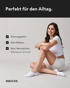 Шкарпетки-слідки Snocks для чоловіків і жінок, упаковка 6 пар synthetic.ua - Фото 1