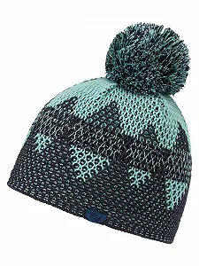 Шапка з помпоном Ziener Ilmi Junior для дівчаток, тепла в'язана флісова підкладка - Фото 1