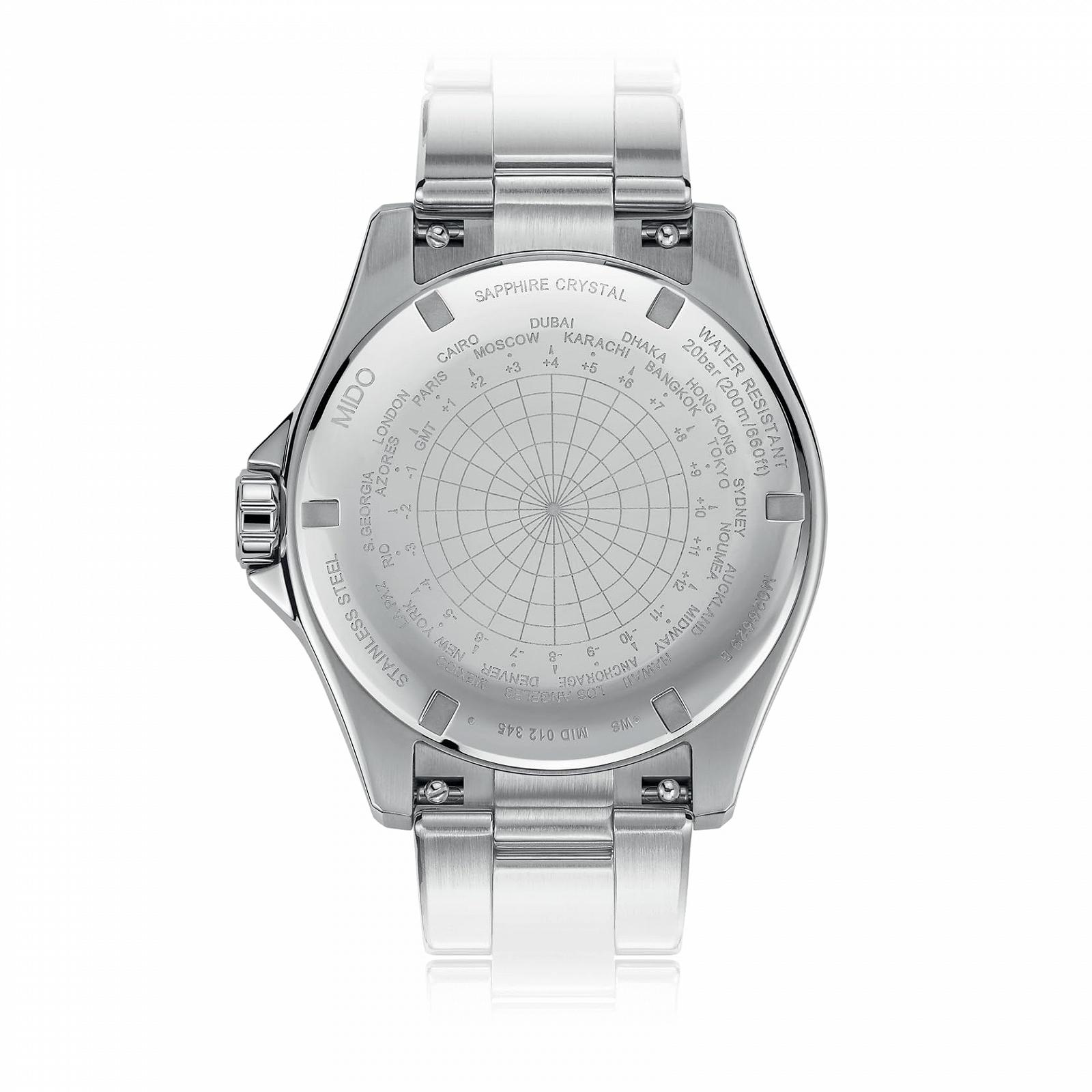 Часы Mido Ocean Star GMT Автоматические Швейцарские Мужские 44 мм Корпус из нержавеющей стали с вращающимся безелем, фото №4 Часы Mido Ocean Star GMT Автоматические Швейцарские Мужские 44 мм Корпус из нержавеющей стали с вращающимся безелем, фото №4