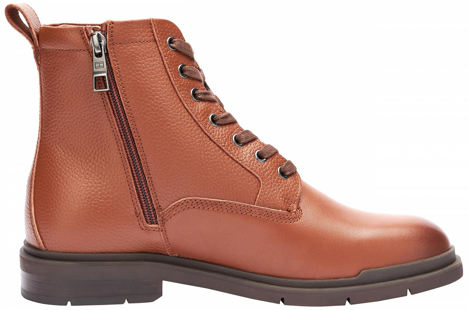 Черевики Tommy Hilfiger Low Boot Warm Шкіряні, фото №4