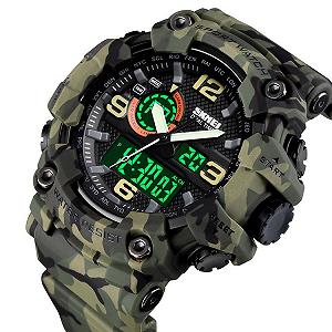 Годинник Skmei 1520CMGN Green Camo synthetic.ua - Фото 1