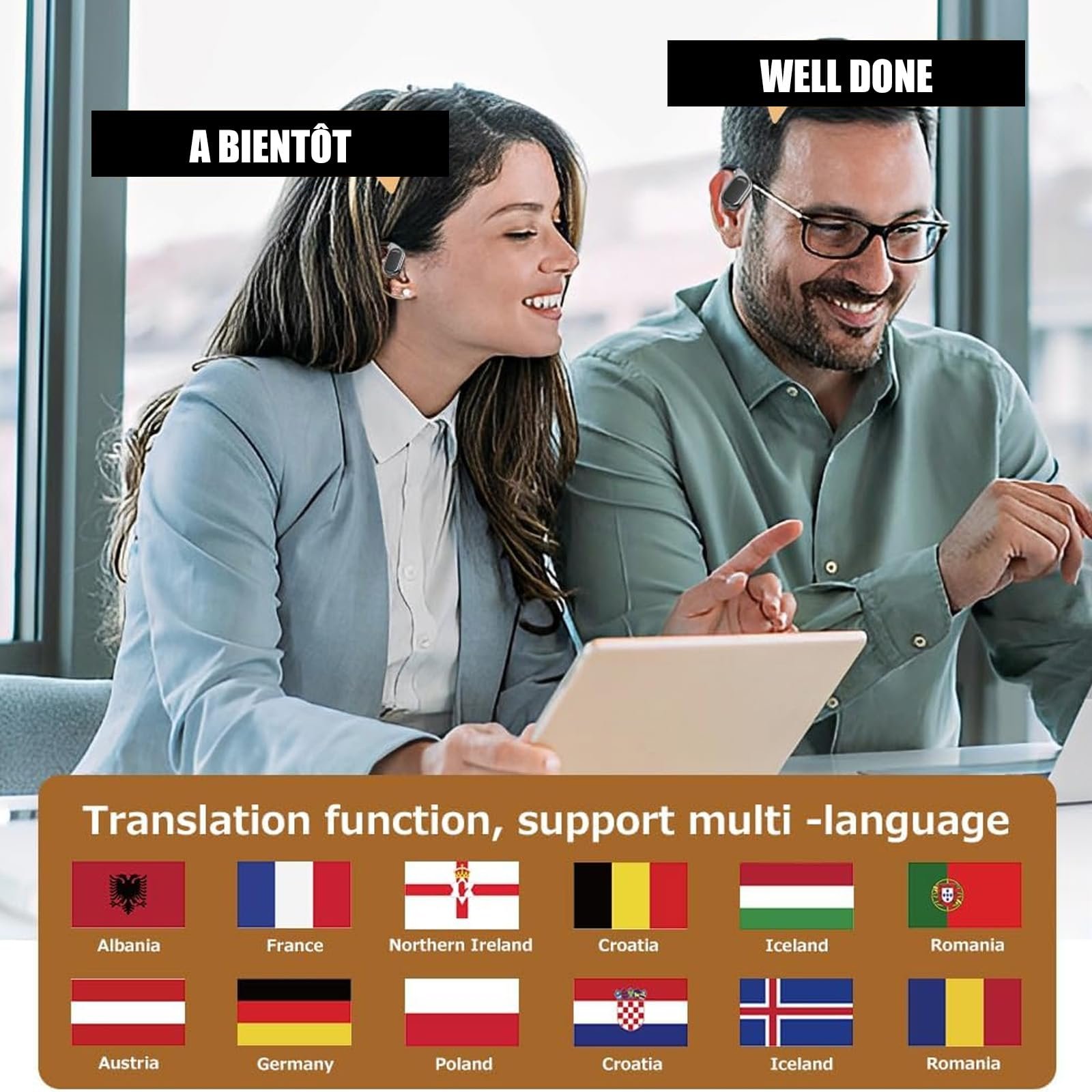 Наушники-переводчик AI с переводом в реальном времени, фото №3