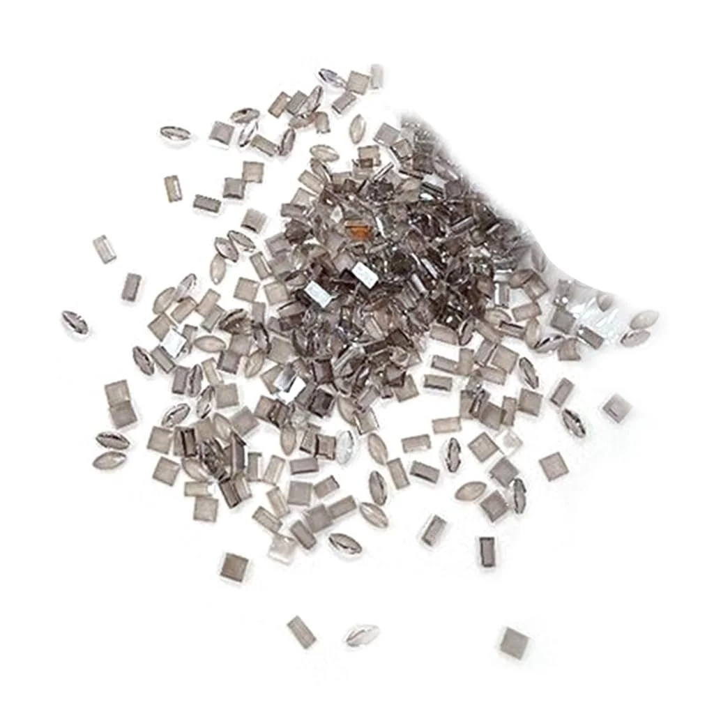 Заклепки 100 шт. Роскошные стразы Бриллиантовые кристаллы, фото №1