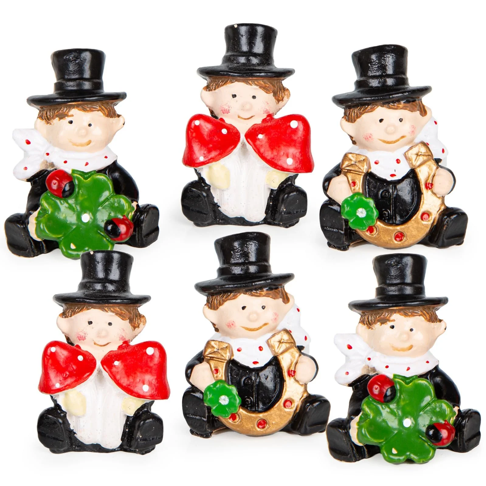 Фигурки Счастливый Талисман Logbuch-Verlag Трубочист с Символами Удачи Новогодний Подарок 5 см, фото №1 Фигурки Счастливый Талисман Logbuch-Verlag Трубочист с Символами Удачи Новогодний Подарок 5 см, фото №1