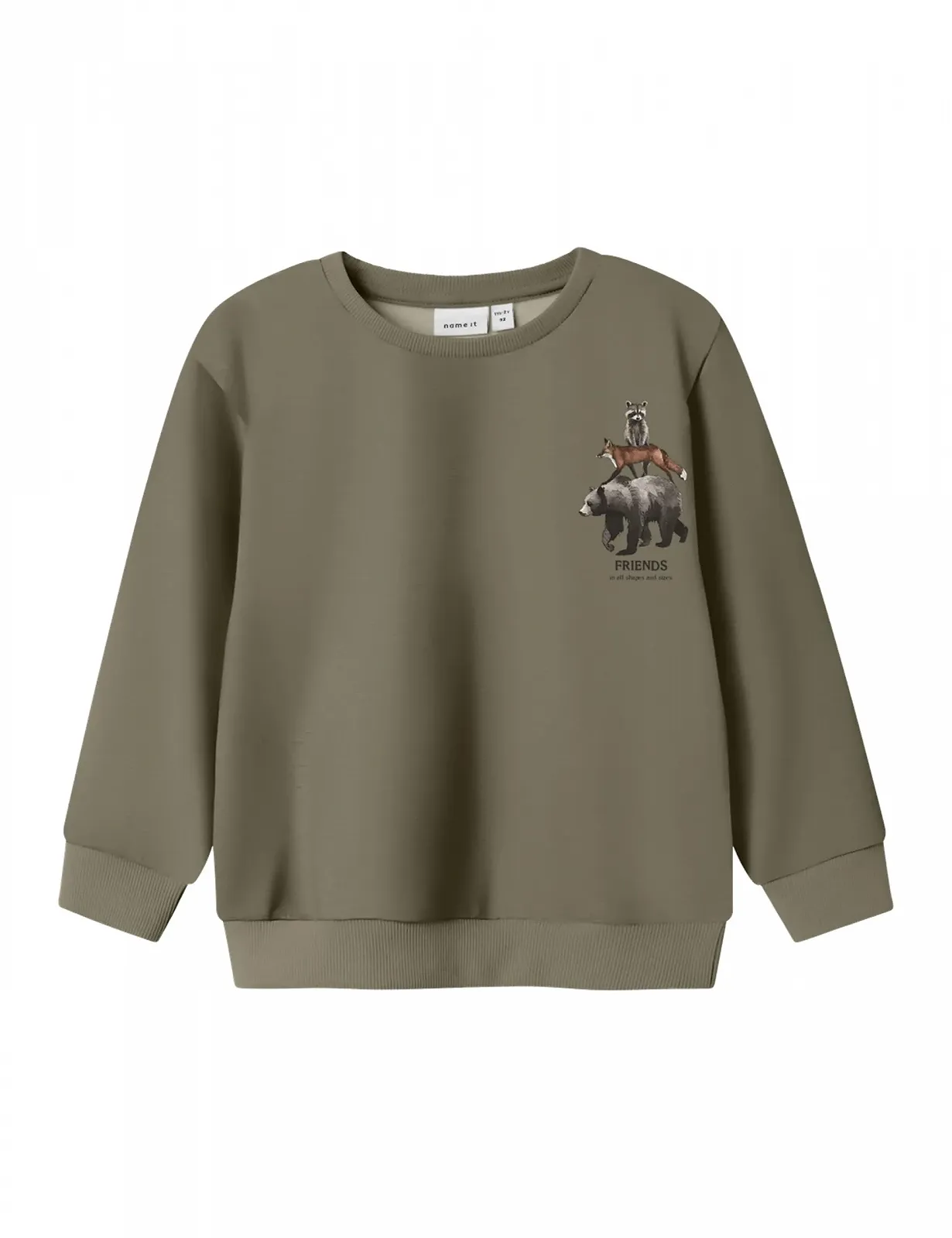 Реглан NAME IT Nmmolin LS Nreg Sweat Bru Box, фото №1