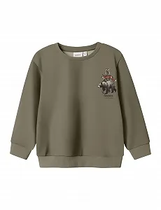 Реглан NAME IT Nmmolin LS Nreg Sweat Bru Box - Фото 1