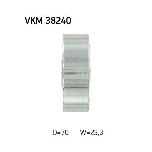 Ролик обвідний/напрямний поліклинового ременя SKF VKM 38240 для BMW OPEL ROVER лівий, фото №4