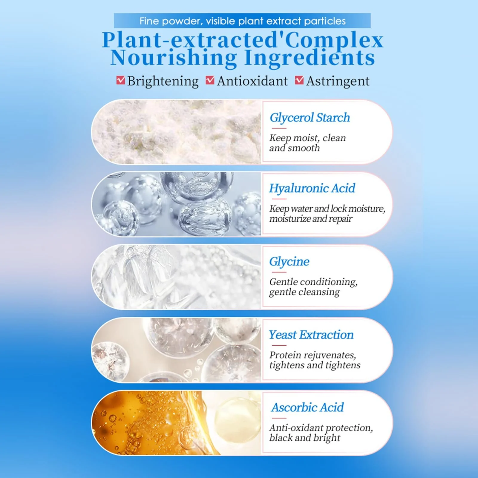 Маска для обличчя желеподібна у порошку з аксесуарами для догляду за обличчям, фото №5