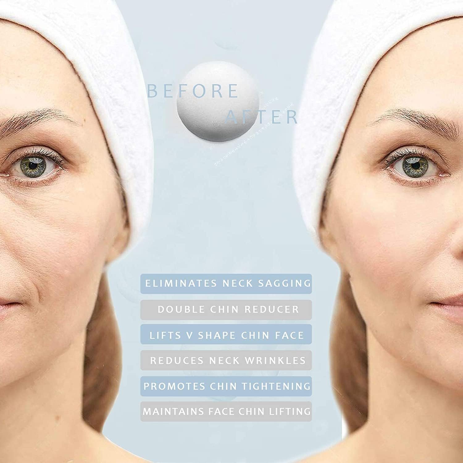 Маска для обличчя DOKONIMO для видалення подвійного підборіддя, 5 штук, фото №3