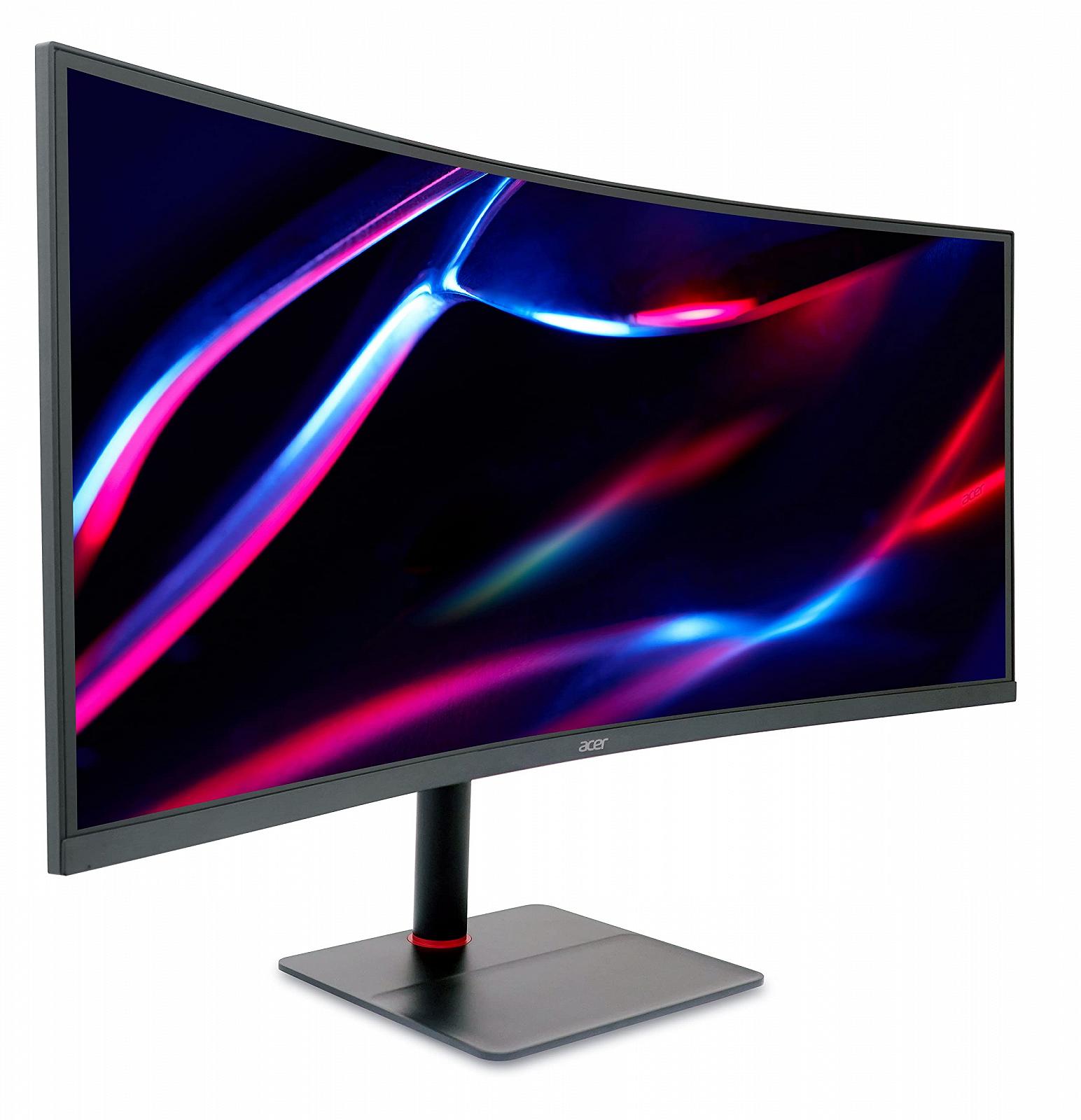 Монітор Acer Nitro XV345CURV Gaming 34 дюйми QHD 165Hz DP/Type-C 100Hz HDMI 1ms GTG HDR10 чорний, фото №2