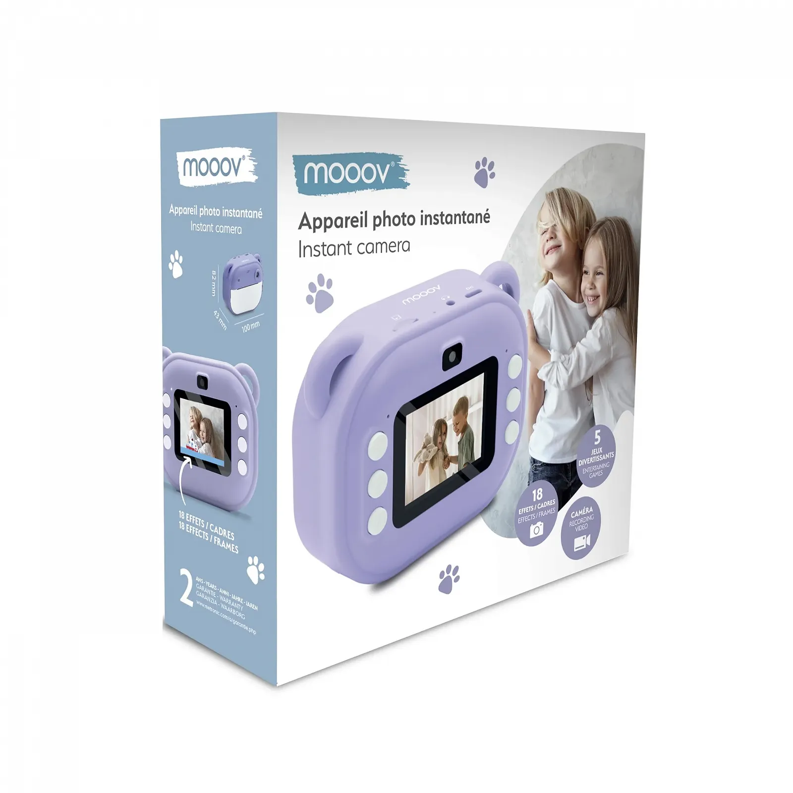 Камера мгновенной печати MOOOV 477523 Purple, фото №10