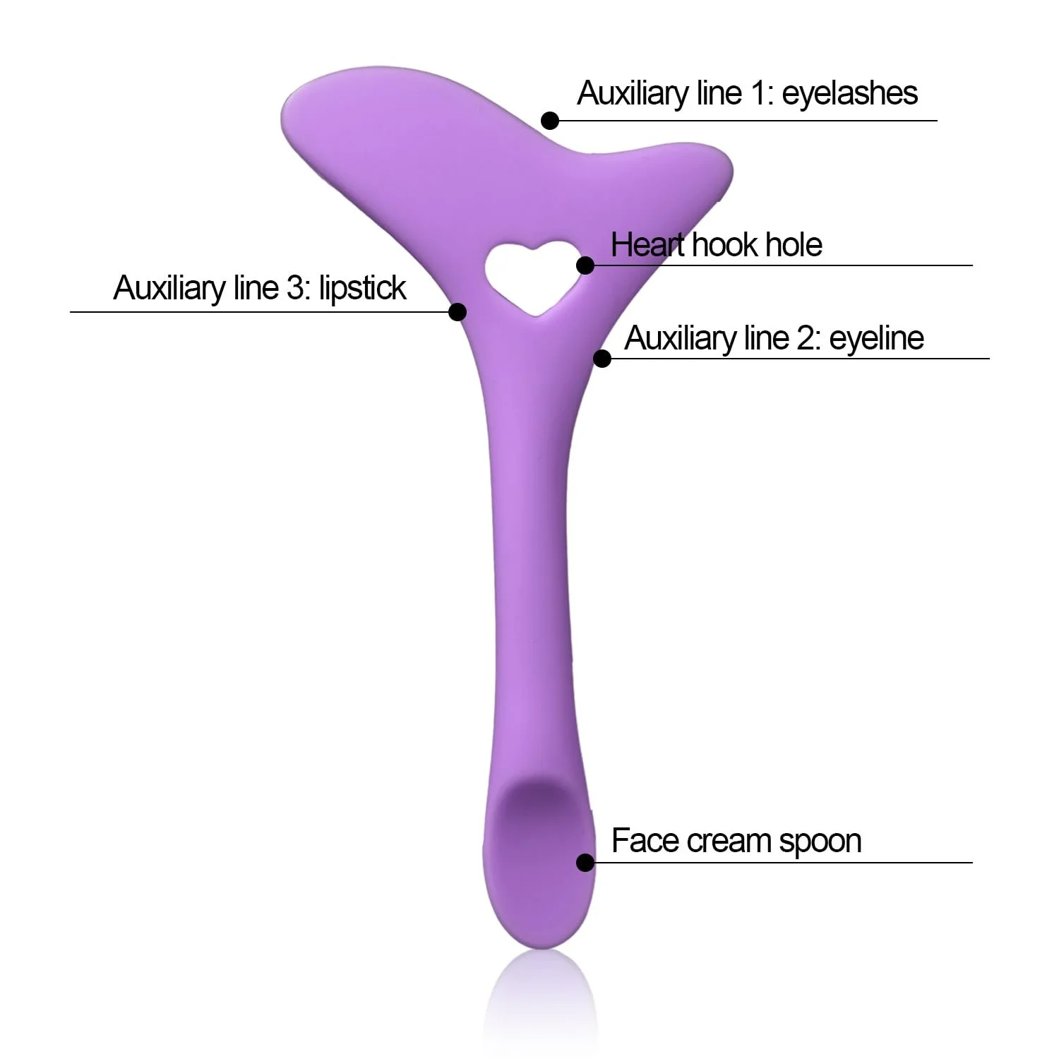 Набор из 2 наборов кистей для подводки из силикона, фото №6