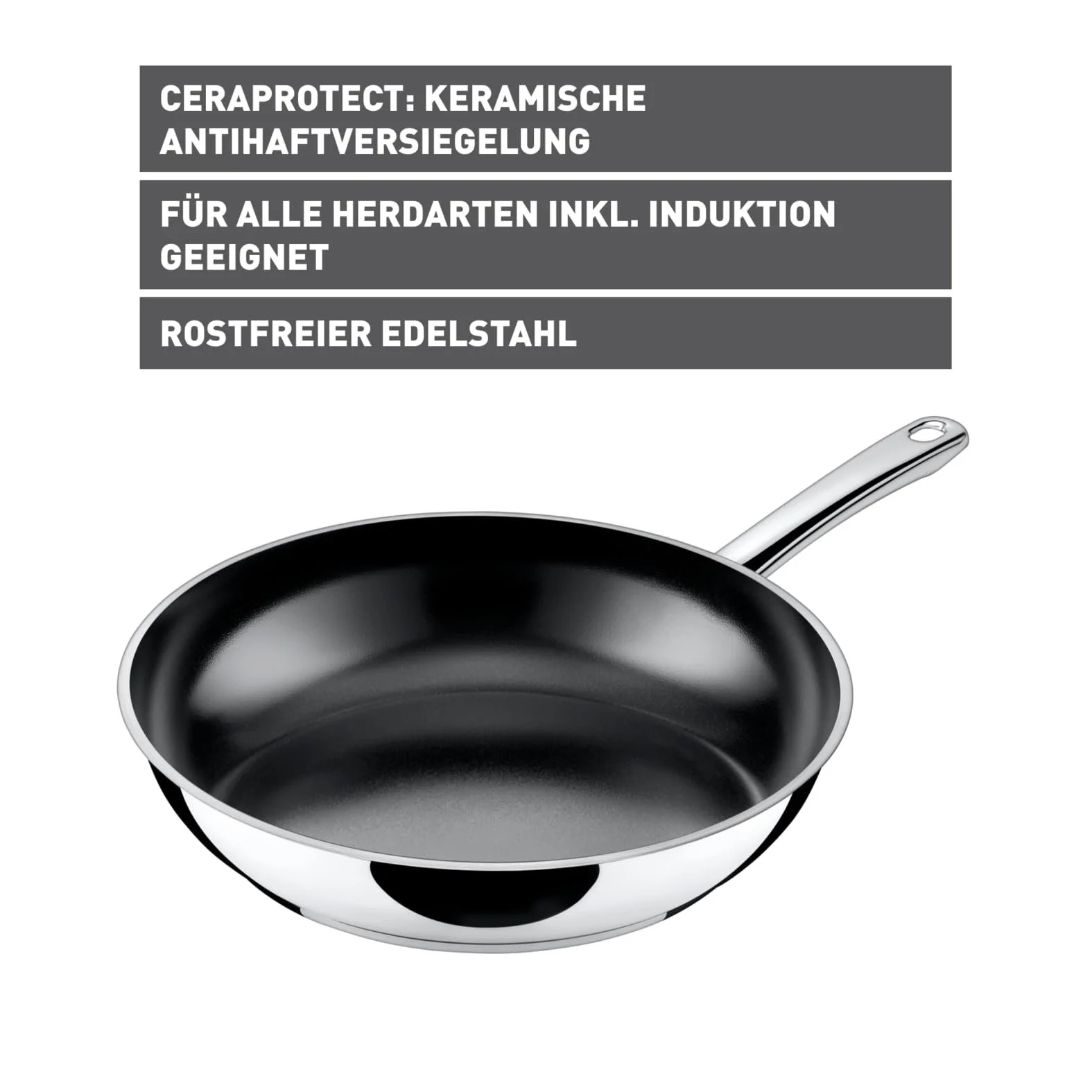 Сковорода Silit Talis 28 см, нержавеющая сталь, фото №2 Сковорода Silit Talis 28 см, нержавеющая сталь, фото №2