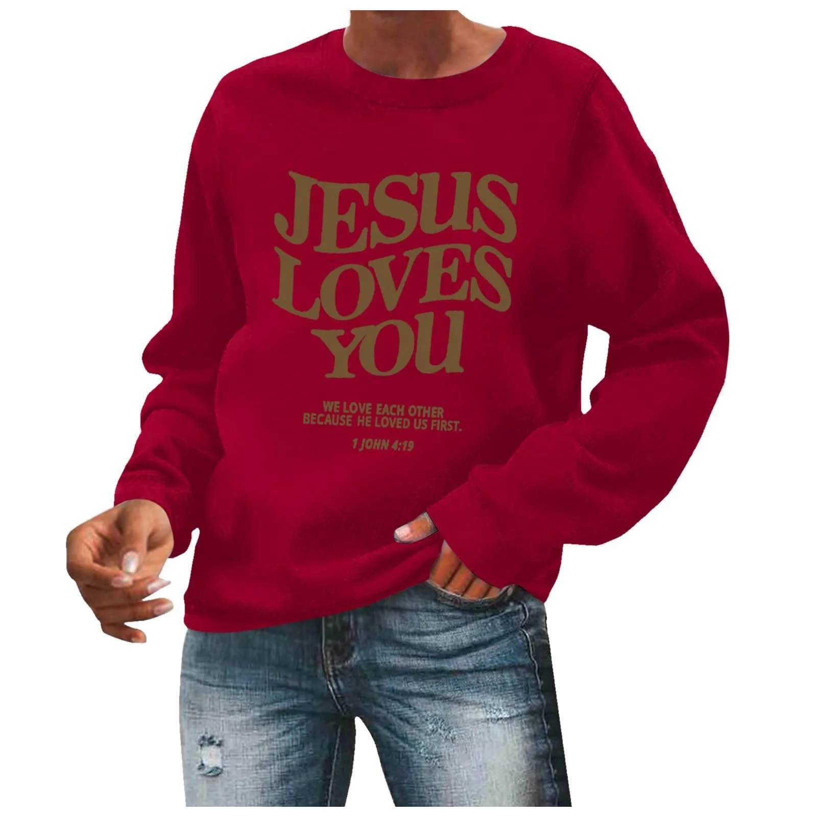 Свитшот Женский с принтом, с длинными рукавами Осень, Спортивный Пуловер Женский Oversized Черный с принтом, Пуловер Женский с круглым вырезом без капюшона Повседневный Теплый Лонгслив Зимний Свитер Свитшоты Топы, фото №1