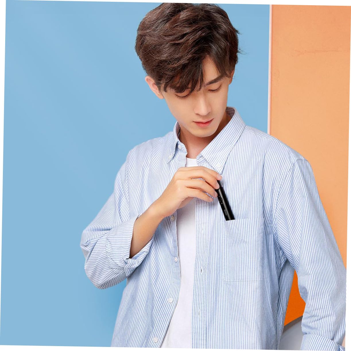 Триммер Hoement Nose Hair Trimmer Electric Hair Trimmer for Men Nose Hair Remover Black ABS, фото №7