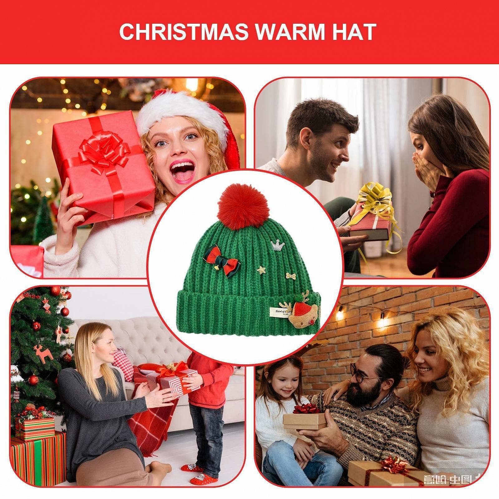 Pruojhw Рождественские шапки для взрослых, фото №4